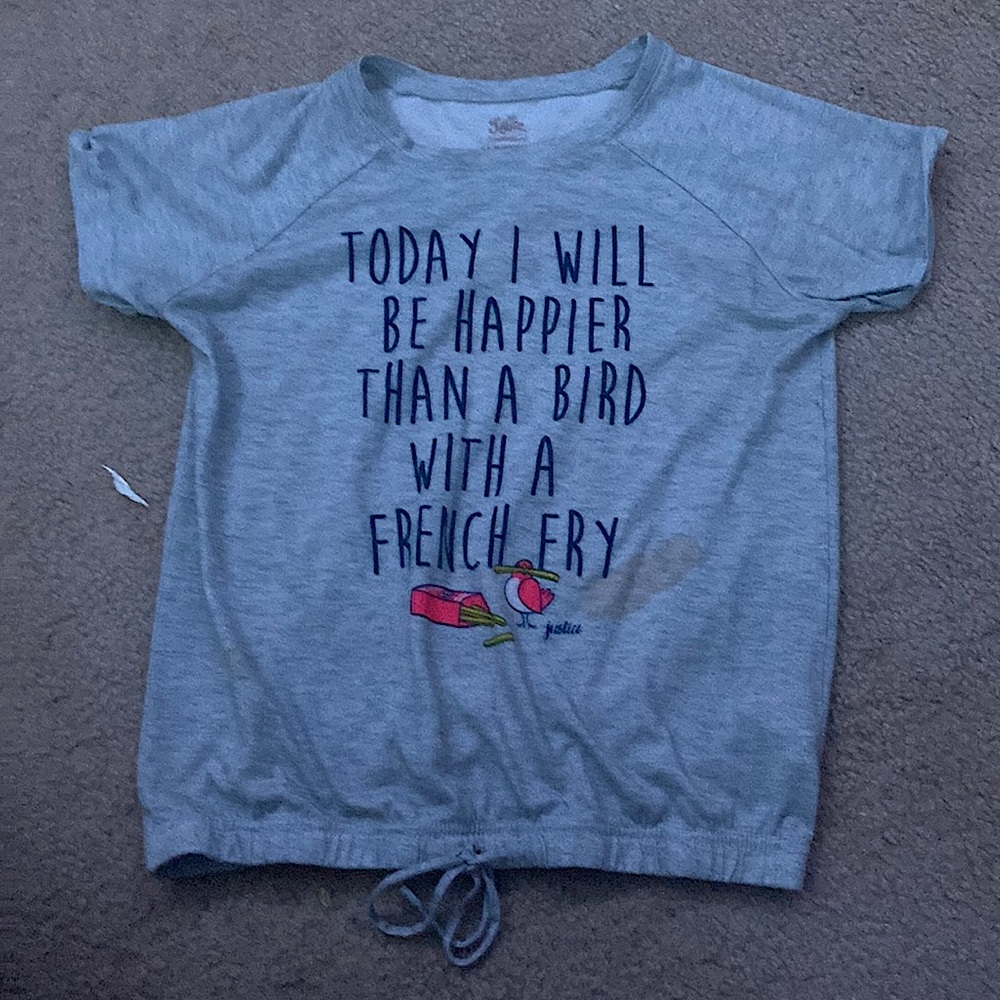 This is a girls justice pajama set